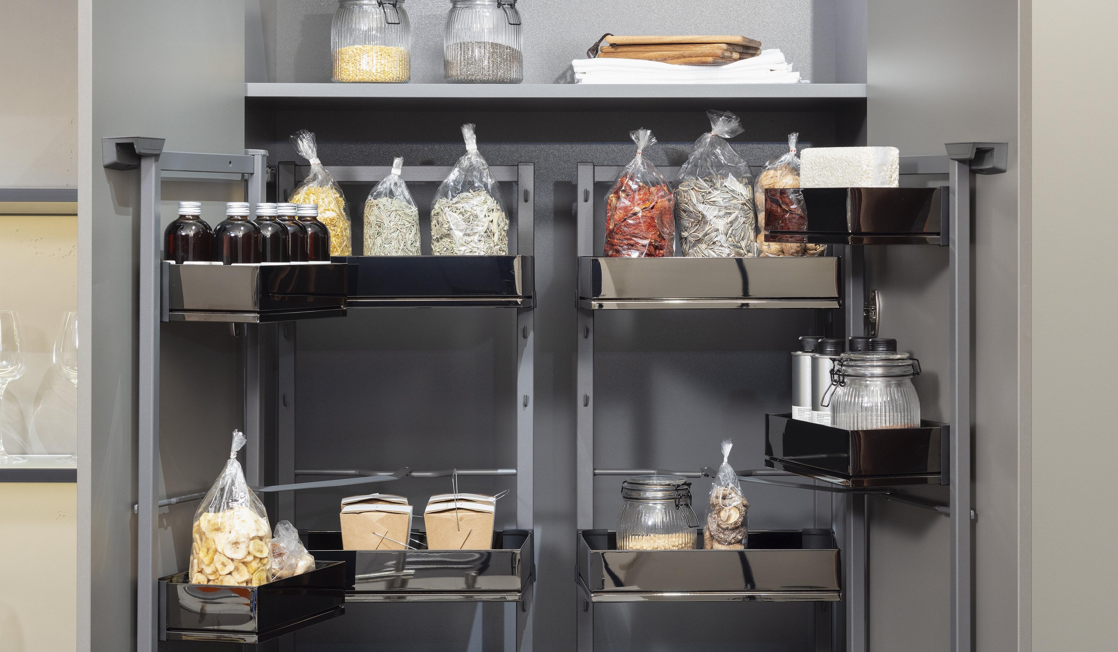 Ordnungssystem Küchenschrank Halterungen Vorräte